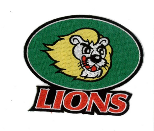 獅子軍隊徽刺繡布章